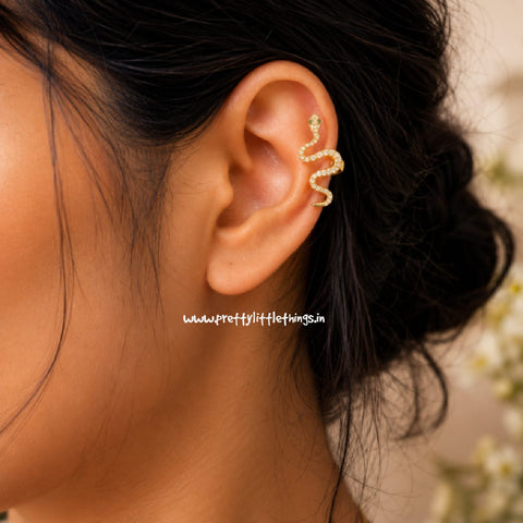 Snake Charms Earcuffs