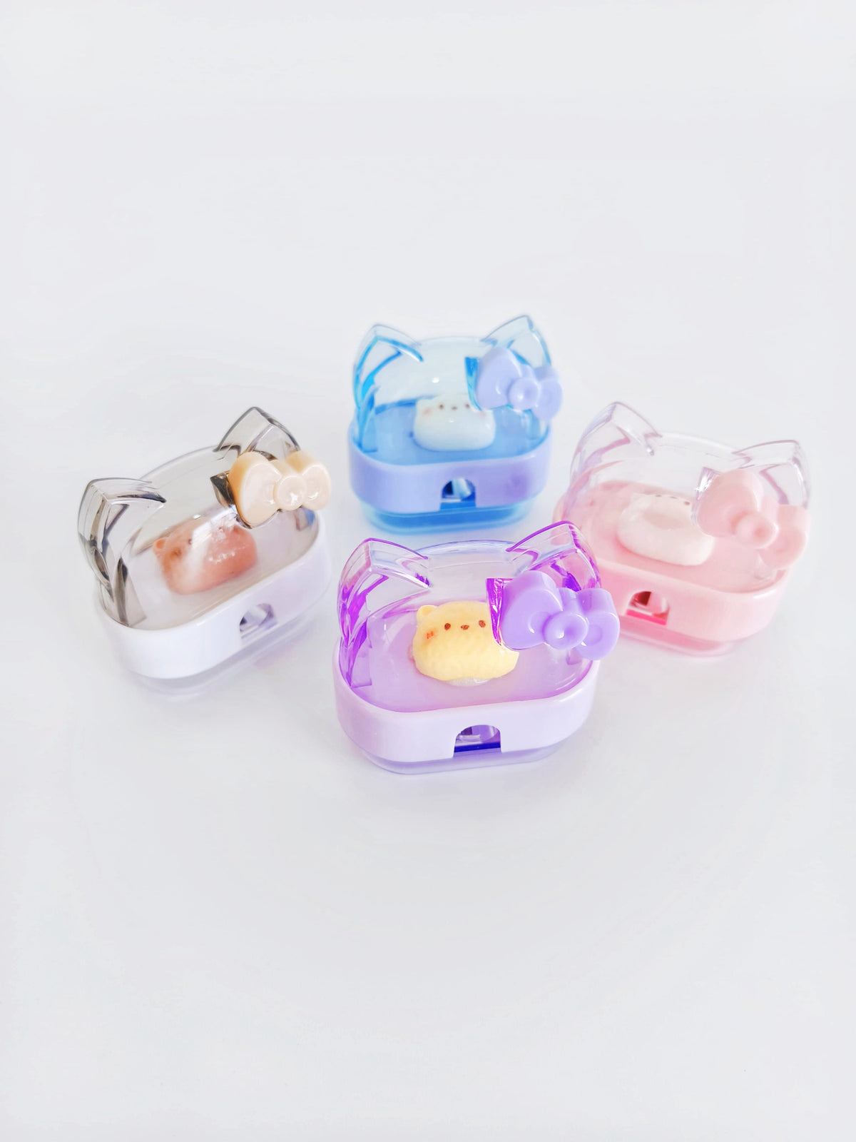 Transparent Adorable Kitty Sharpeners