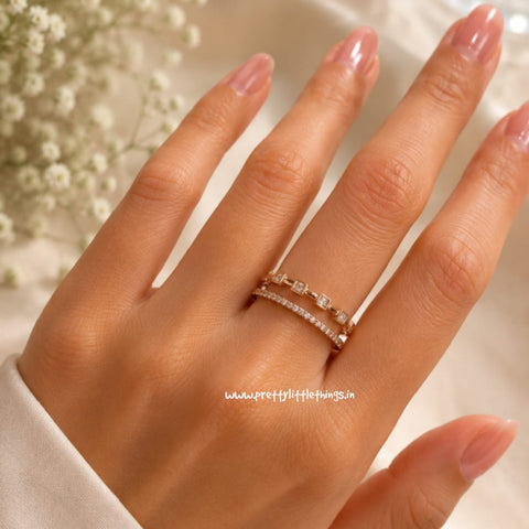 Elysian Dual Layer Convergence Ring (Gulaabo)