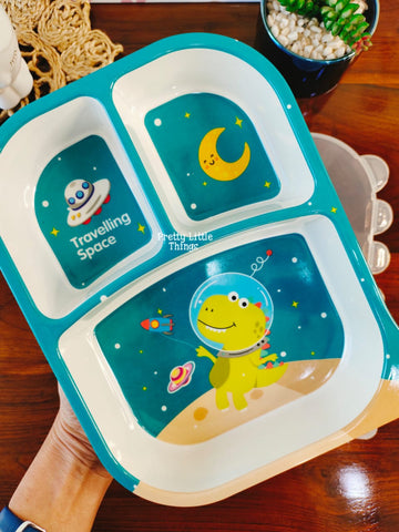 Dino Dinner Plate for Kids