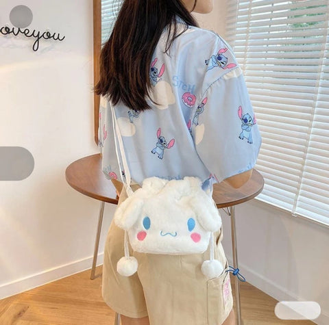 Sanrio Kawaii Plush Sling Bags