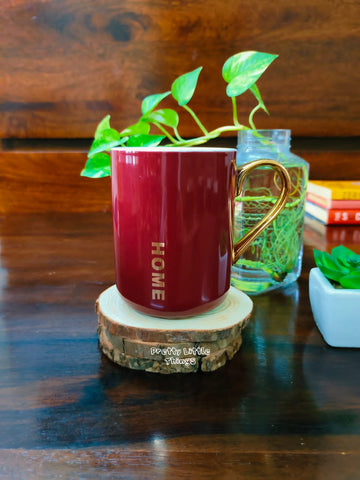 Coffee Mugs - 'Home' / 'Love'