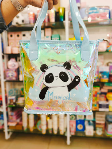 Holographic Transparent Tote Bags