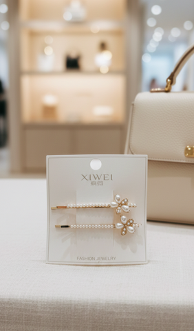 Pearl Hair Clips