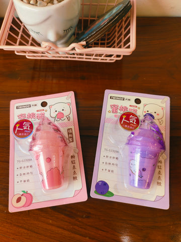 Peach Cat Ice Cream Cone Glue Tape