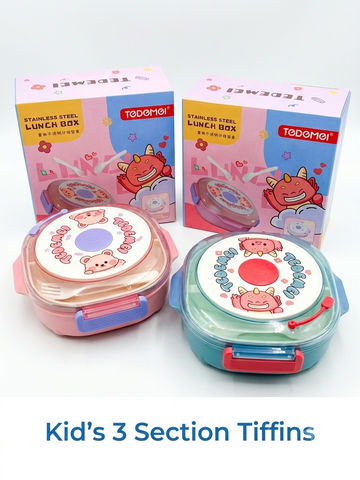 Kids 2-3-4 Bento Box Tiffin