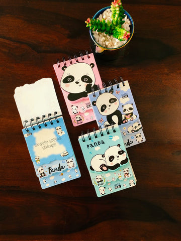 Panda theme Spiral Notepads