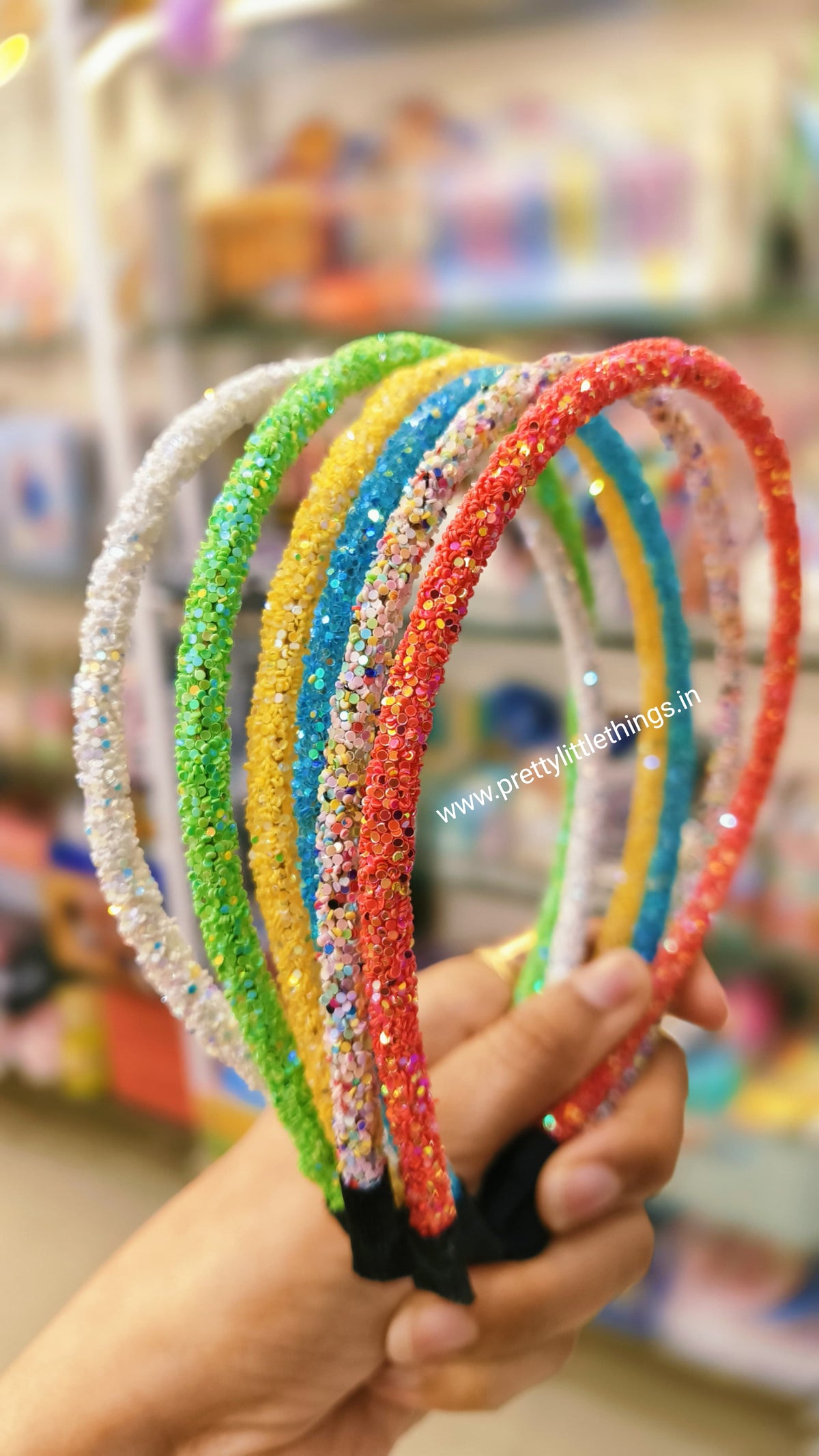 Colorful Slim Shimmer Hairbands