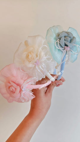 Hairband - Flowers with Beautiful Work