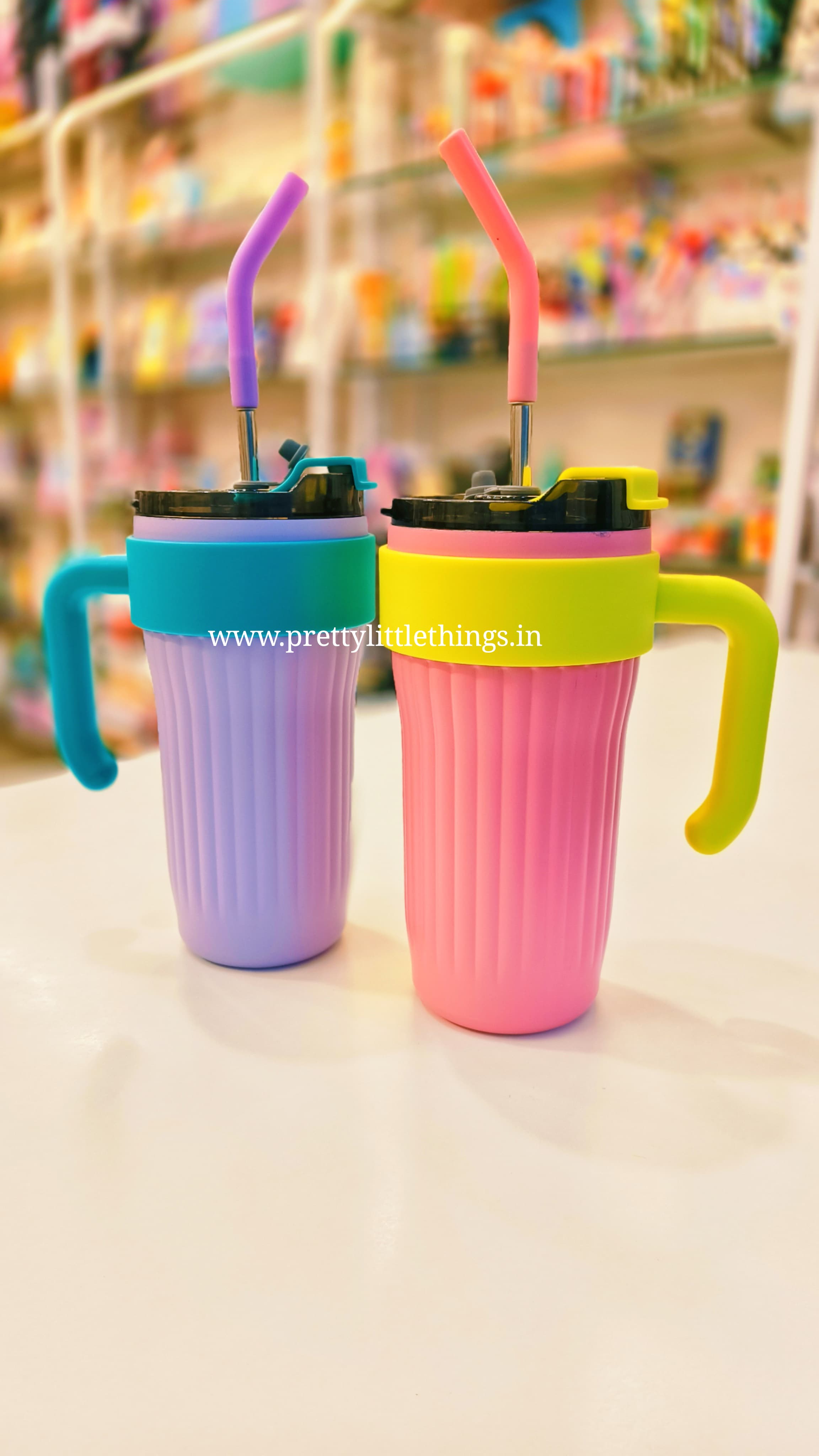 Colorblock Dual Shade Cool Tumblers (860 ml) – Pretty Little Things
