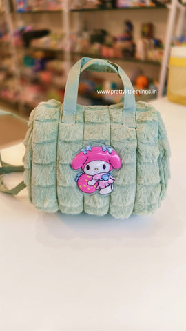 Sanrio Fur Small Purse / Carry Bag