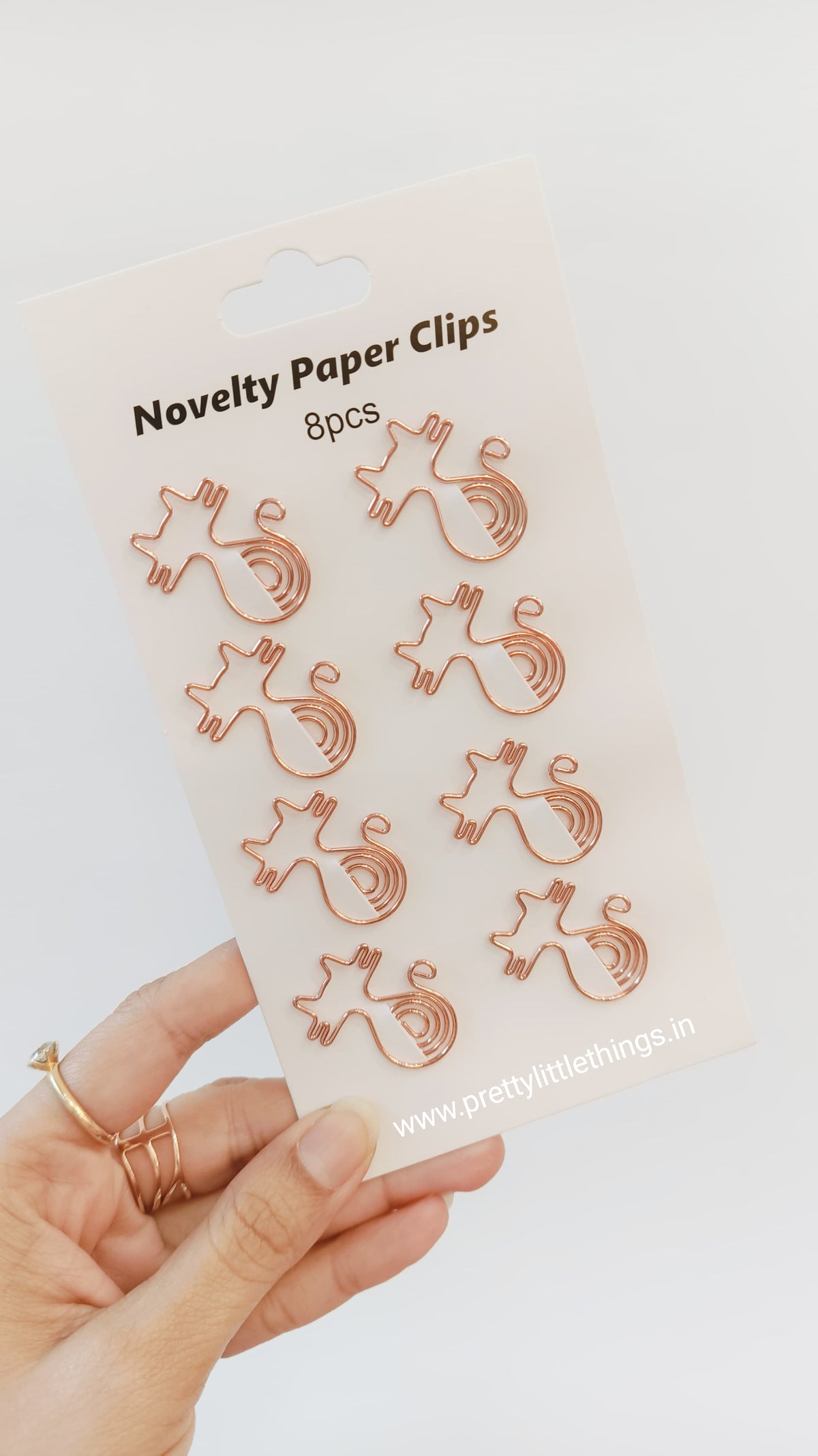 Designer Paper Clip Bookmarks Packs (8 pcs pack)