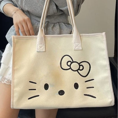 Kitty Themed Cool Canvas Totes