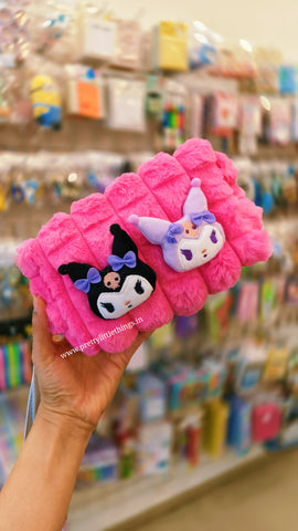 Kuromi Plush Cosmetic Pouch