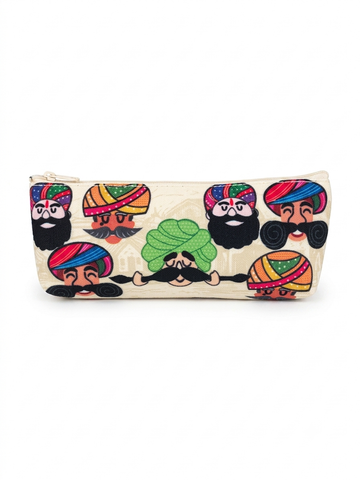 Indian Kitsch Fabric Multi Purpose Pouch