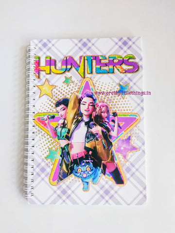 K Pop Demon Hunters Spiral A5 Notebooks (Huntrix)