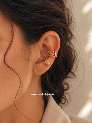 The Horizon EarCuff Pair (Gulaabo)