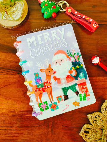 Merry Christmas Theme Spiral Diaries
