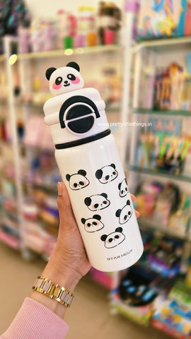 Panda Theme Dual Sipper Insulated Bottles