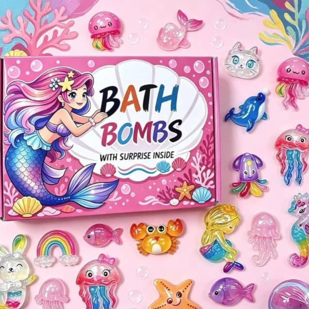 Colorful Fragrant Bath Bombs
