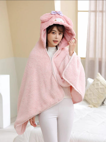 Sanrio Hoodie Microfibre Wraparound Towel