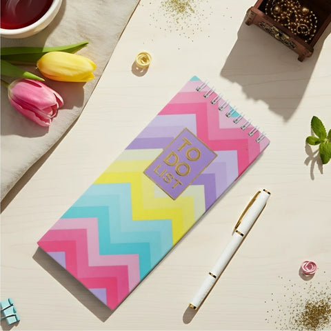 Things To Do Spiral Long Notepads