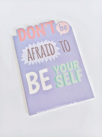 Quirky Personal Notebooks, Happy Quotes