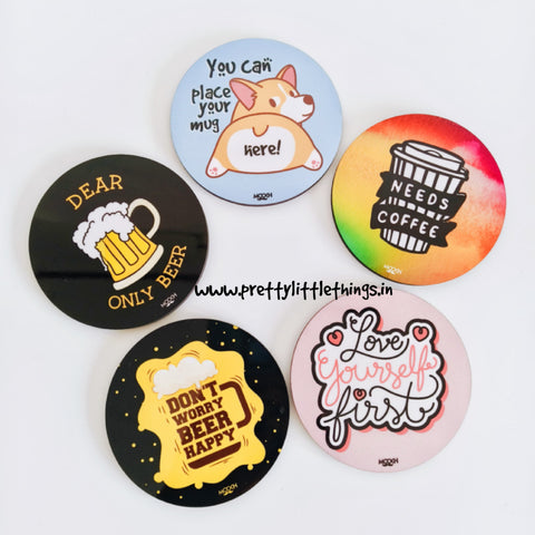 Quirky Fridge Magnets cum Coasters