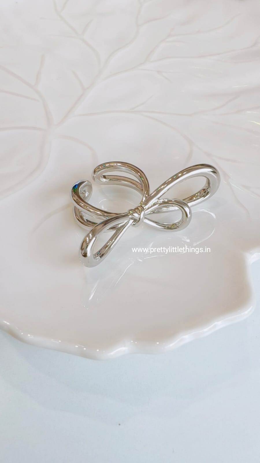 Bow Pattern Anti Tarnish Finger Ring Gulaabo