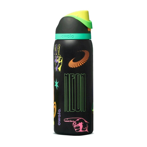 Owala Free Sip Bottle 710 ml. Owala Neon Black. 