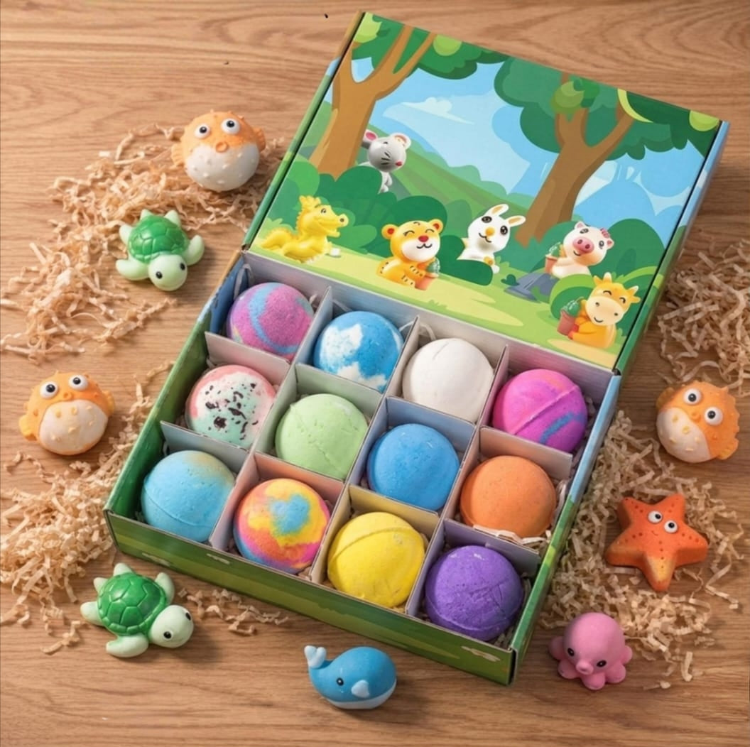 Colorful Fragrant Bath Bombs