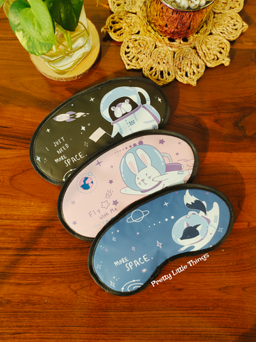 Quirky Fun Eye Masks with Gel Pads (Panda & Others)