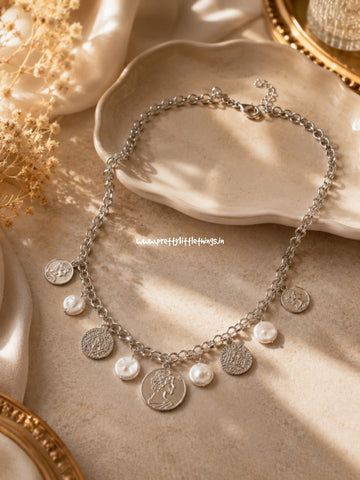 Aura of Antiquity Charm Choker (Gulaabo), Necklace
