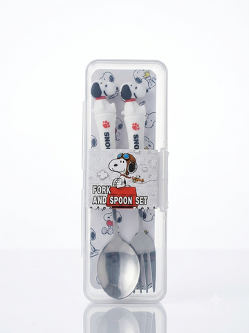 Kid's Steel Cutlery Set - Peanuts Snoopy Edition
