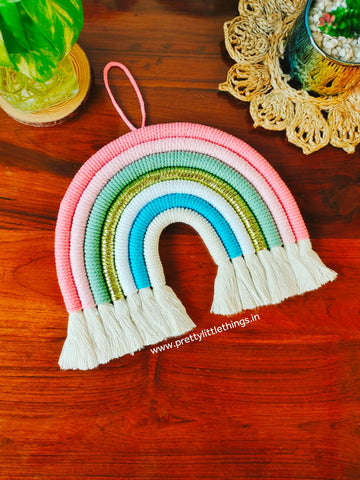 Crochet Work Rainbow Wall Decor (Hand-made)