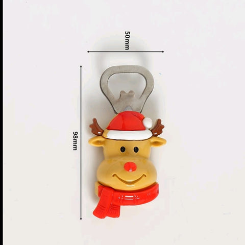 Christmas Theme Bottle Opener (Magnetic)