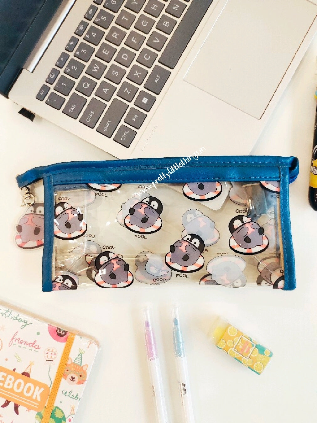 Penguin Transparent Stationery Pouch
