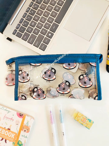 Penguin Transparent Stationery Pouch
