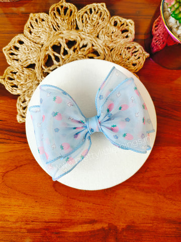 Fruits Bow Hair Clip (Big Size)