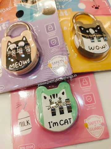 Cute Mini Code Lock [Kitty Theme]