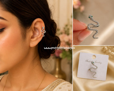 Snake Charms Earcuffs