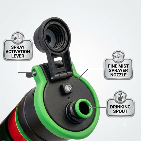 Sports Style Hydration And Spray Bottles