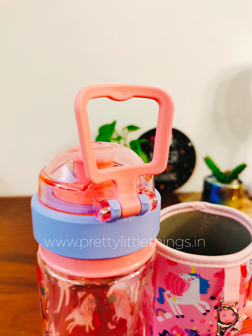 Unicorn / Football Sipper Bottle in Bag