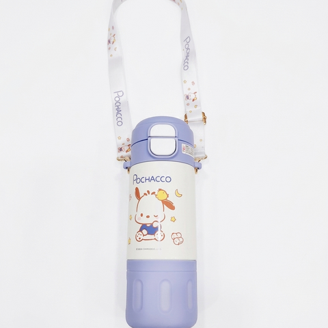 Sanrio Dual Sipper Insulated Water Bottles (With Strap)