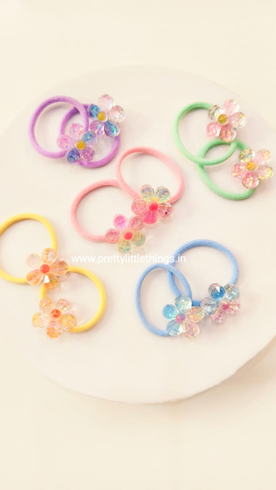 Shiny Crystal Style Hair Ties