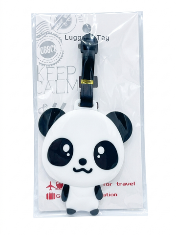 Chubby Panda Theme Luggage Tag