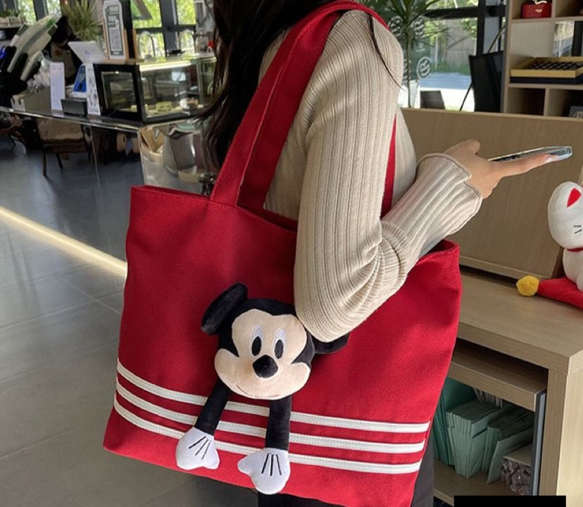 Chic Mickey Mouse Canvas Totes