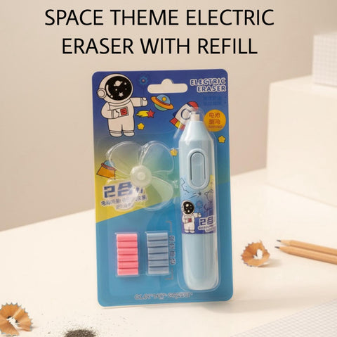 Space Electric Eraser Pack (with refills)