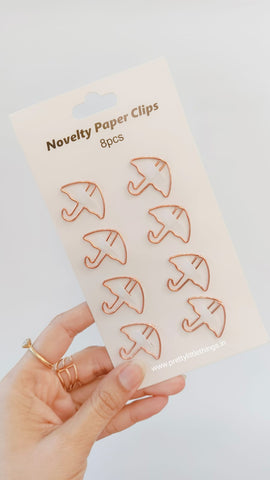 Designer Paper Clip Bookmarks Packs (8 pcs pack)