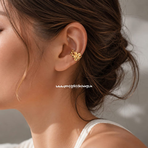 Gilded Daisy Earcuff (Gulaabo)